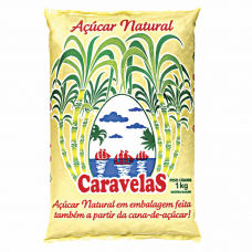 ACUCAR NATURAL DEMERARA CARAVELAS 1KG