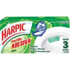 PASTILHA ADESIVA HARPIC PINHO C/3